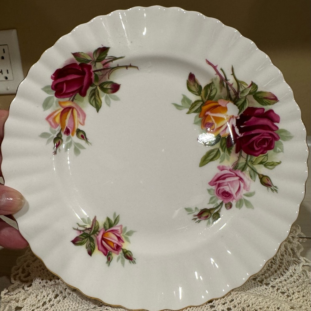 Royal Albert Kings Ransom Salad Plates Set of Five